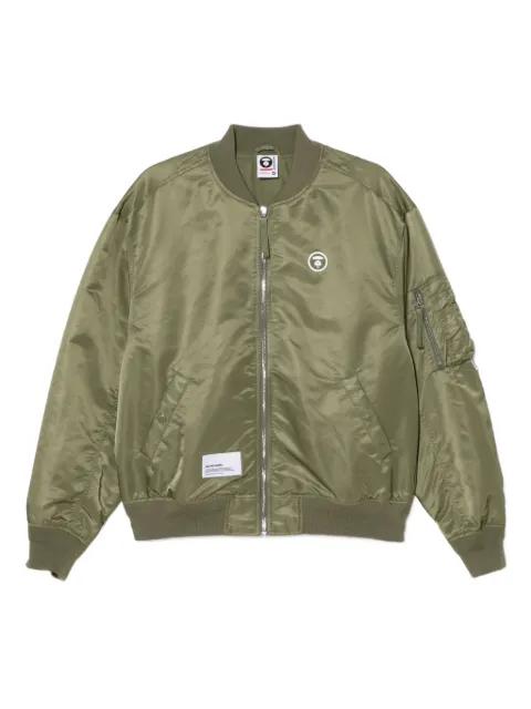 logo-patched jacket by BAPE