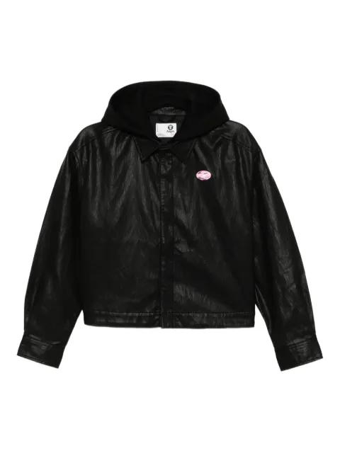 logo-patched jacket by BAPE