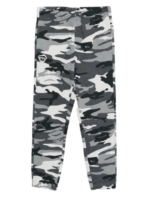logo-patched trousers by BAPE
