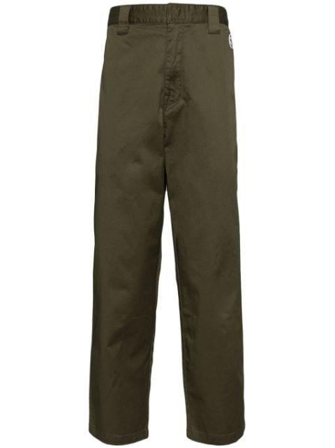 logo-patched trousers by BAPE