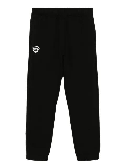 logo-patched trousers by BAPE