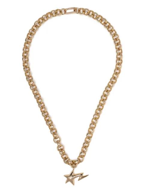 logo-pendant necklace by BAPE