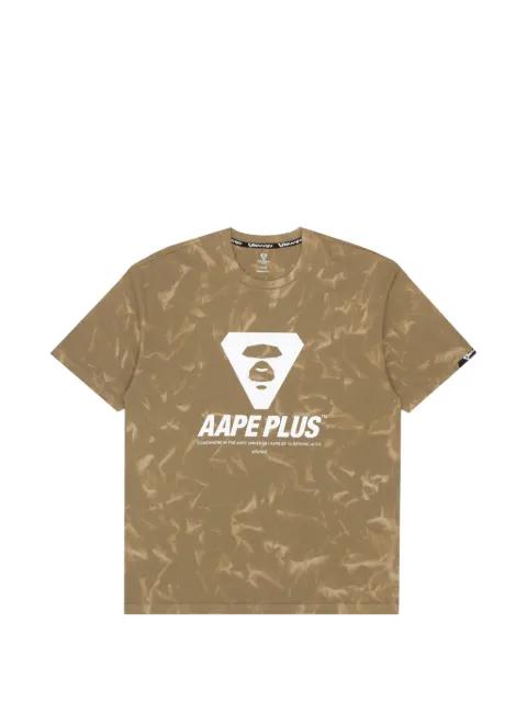 logo-print T-shirt by BAPE