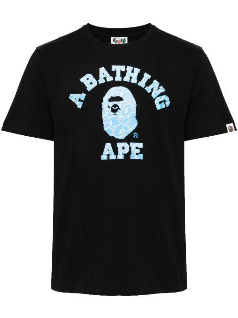 logo print T-shirt by BAPE