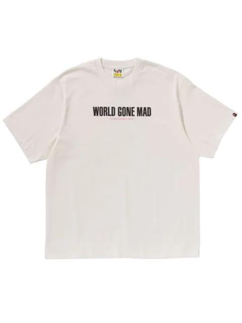 logo-print T-shirt by BAPE