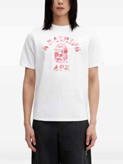 logo-print T-shirt by BAPE