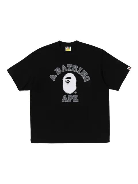 logo-print T-shirt by BAPE