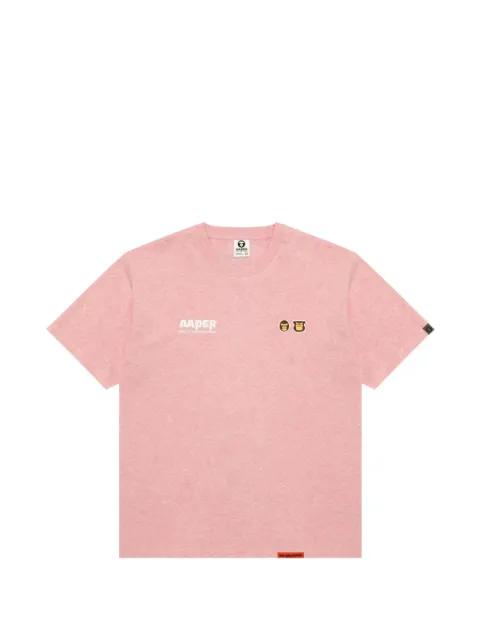 logo-print T-shirt by BAPE
