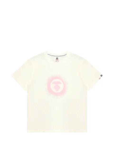 logo-print T-shirt by BAPE