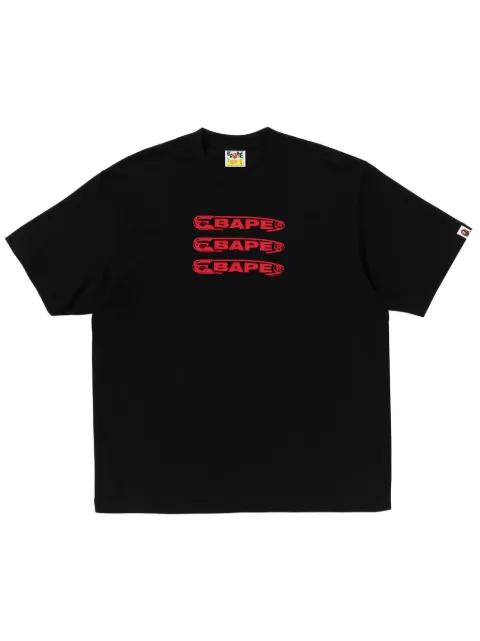 logo-print T-shirt by BAPE
