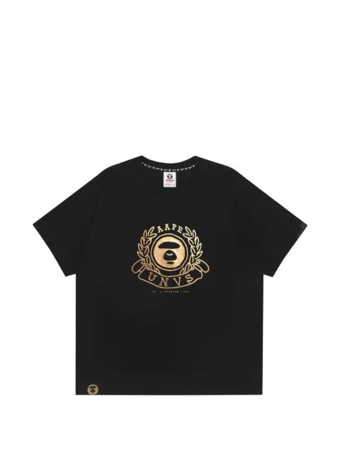 logo-print T-shirt by BAPE