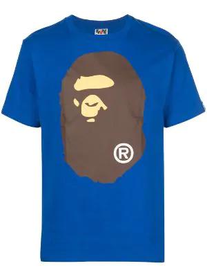 logo print T-shirt by BAPE