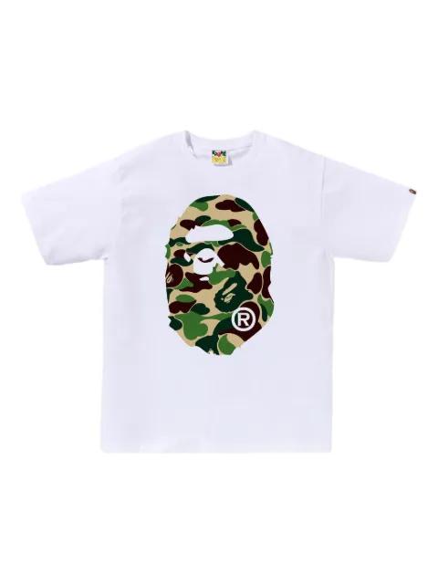 logo-print T-shirt by BAPE