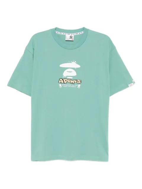 logo-print T-shirt by BAPE