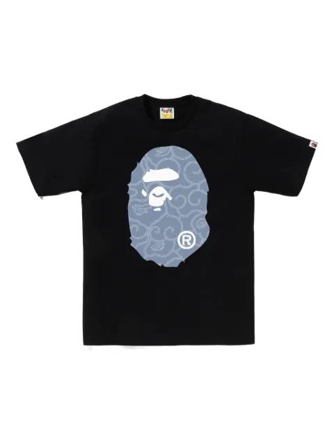 logo-print T-shirt by BAPE