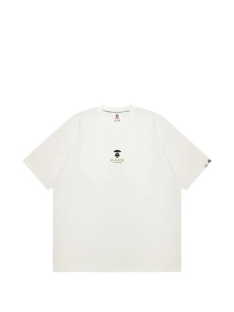 logo-print T-shirt by BAPE