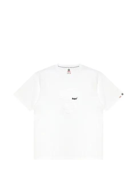 logo-print T-shirt by BAPE