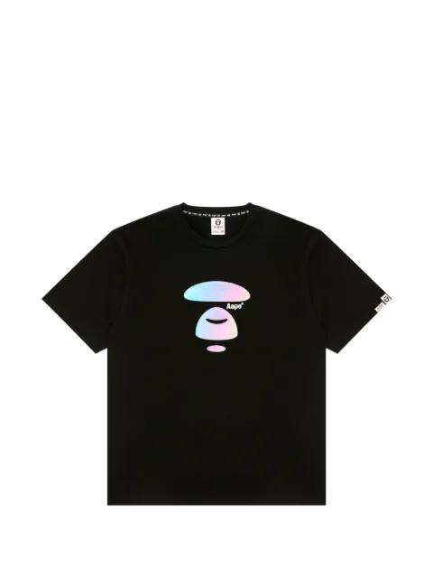 logo-print T-shirt by BAPE