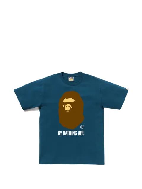 logo-print T-shirt by BAPE