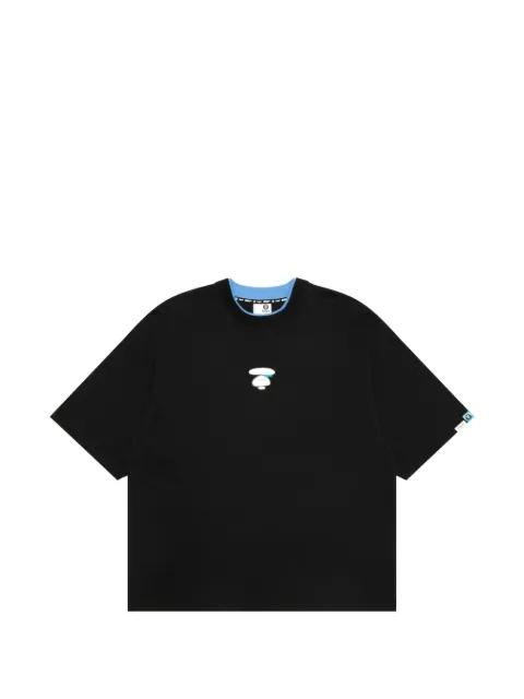 logo-print T-shirt by BAPE