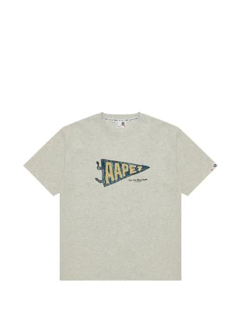 logo-print T-shirt by BAPE