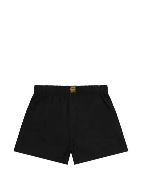 logo-print boxers by BAPE