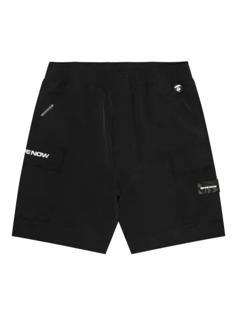 logo-print cargo shorts by BAPE