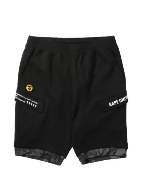logo-print cargo shorts by BAPE