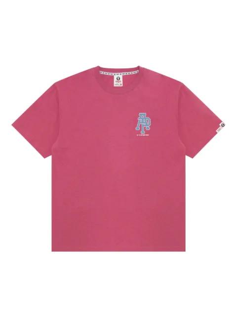 logo-print crew-neck T-shirt by BAPE