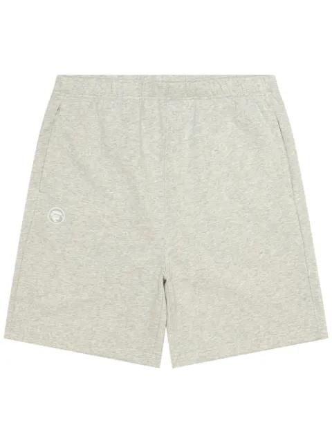 logo-print shorts by BAPE