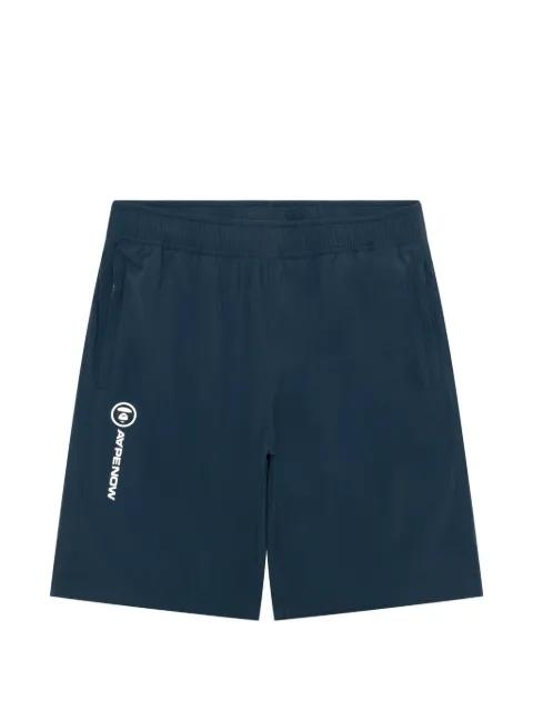 logo-print shorts by BAPE
