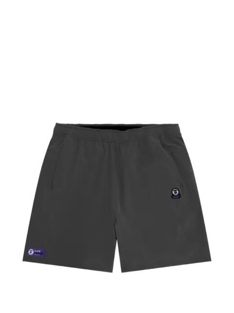 logo-print shorts by BAPE