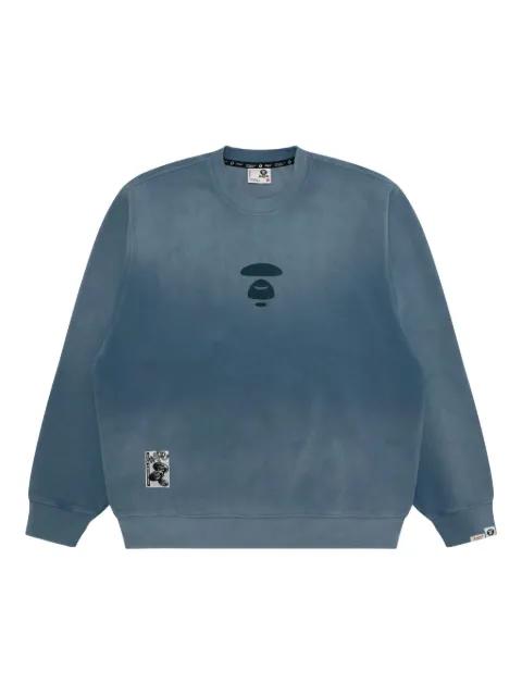 logo-print sweatshirt by BAPE