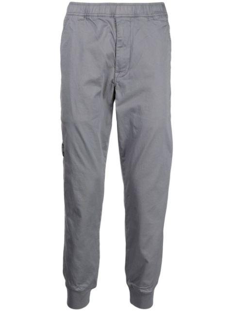 logo-print tapered trousers by BAPE