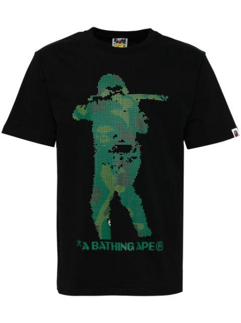 logo-printed T-shirt by BAPE