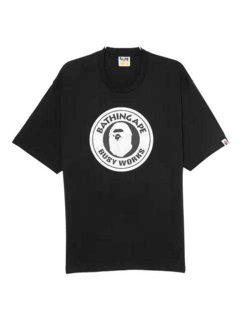logo-printed T-shirt by BAPE
