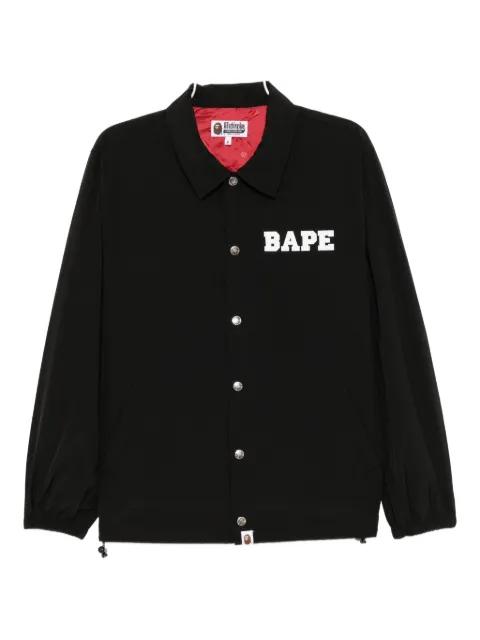 logo printed jacket by BAPE