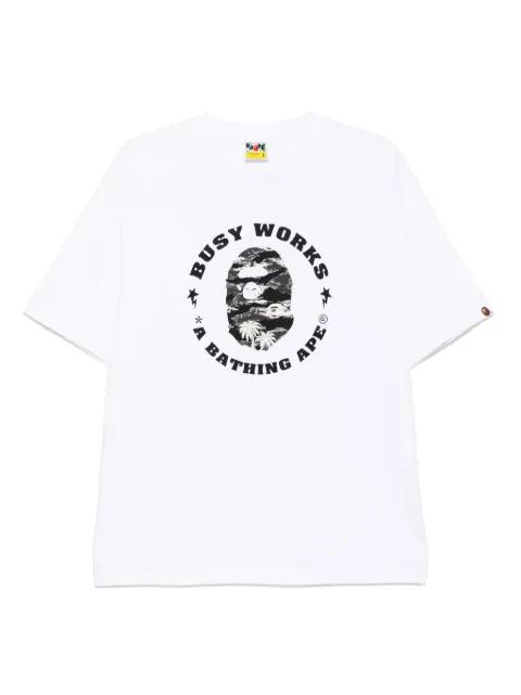 logo-printed t-shirt by BAPE