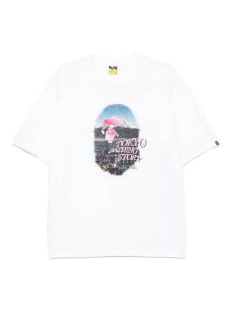 logo-printed t-shirt by BAPE