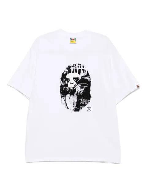 logo-printed t-shirt by BAPE