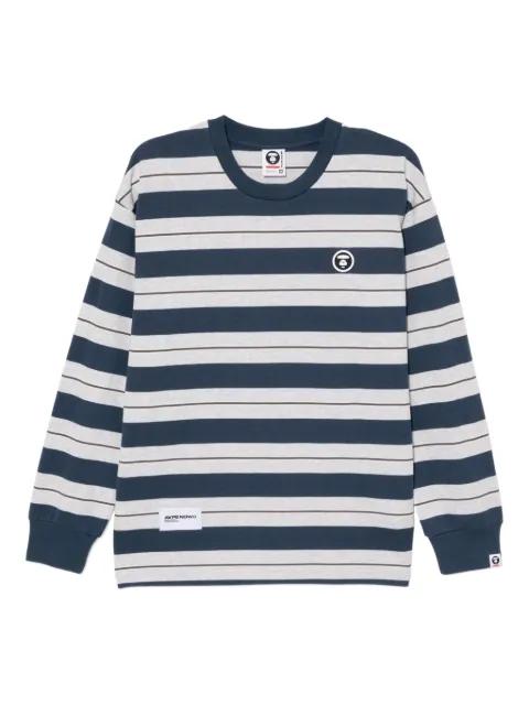 logo striped T-shirt by BAPE