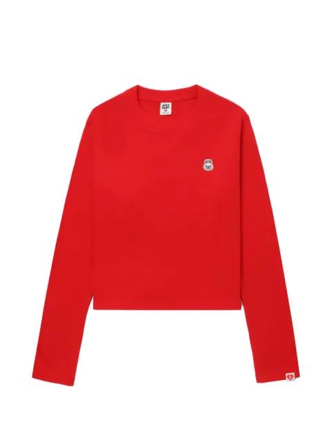 long-sleeved graphic top by BAPE