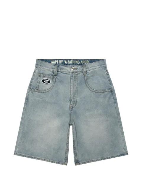 loog embossed-detail shorts by BAPE