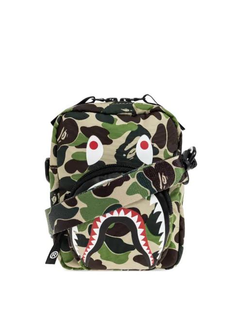 mini ABC Camo Shark shoulder-bag by BAPE