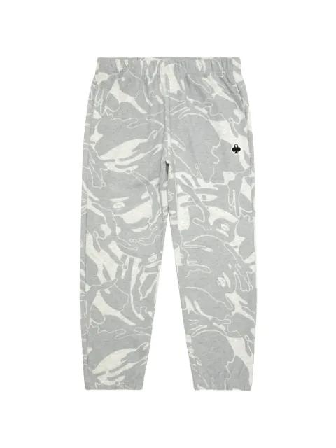 moonface camo track pants by BAPE