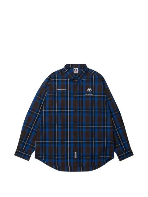 moonface check shirt by BAPE