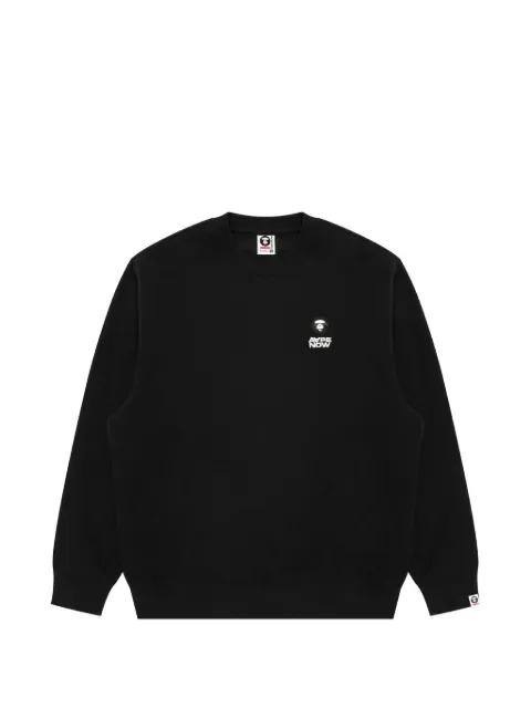 moonface crew-neck sweatshirt by BAPE