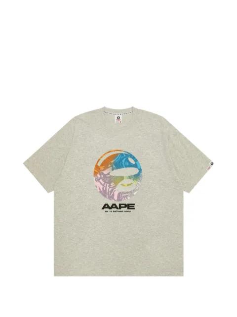 moonface graphic T-shirt by BAPE