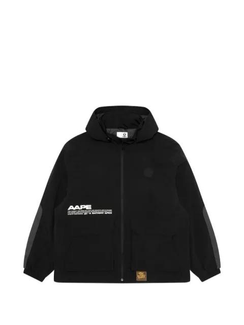 moonface hoodied jacket by BAPE