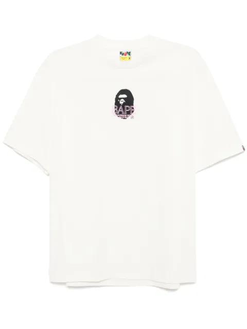 moonface logo T-shirt by BAPE